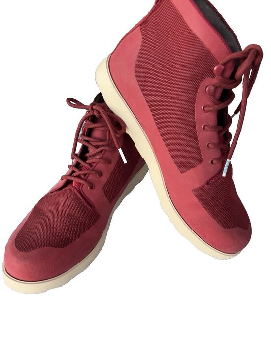 Native FITZROY Unisex Men’s Sz 12 US Trekking Boot Model Fire Track Red Bone main image 6